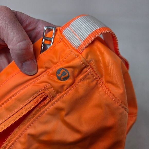 LULULEMON Namaste Yoga Tote BAG Mesh Neon Orange - Picture 10 of 14